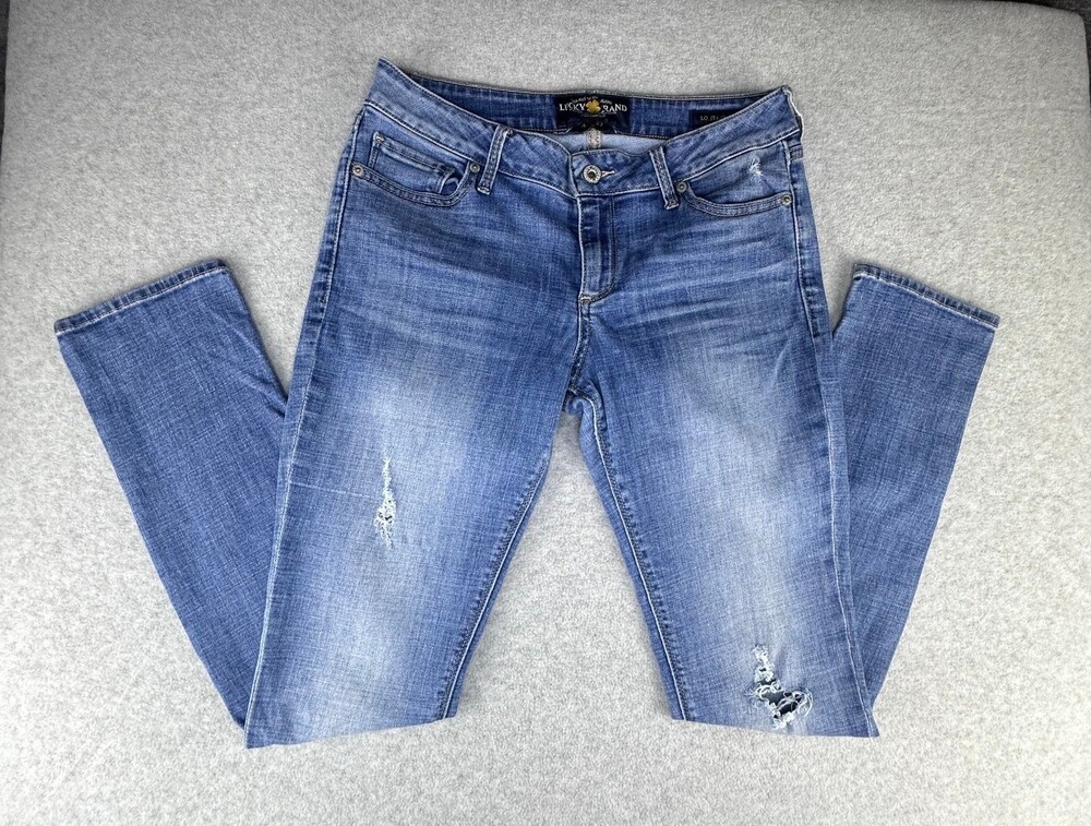 Lucky Brand Lolita Skinny Jeans Blue Denim 4/27 R